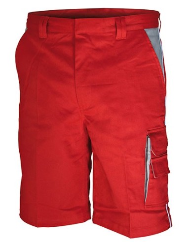 C-CC709S-Contrast Work Shorts